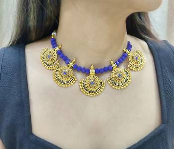 Evaanya Blue Necklace Set 2