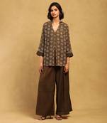 Ritu kumar green dhriti shirt