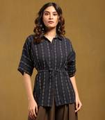 Ritu kumar blue nirvi shirt