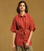 Ritu kumar orange nirvi shirt