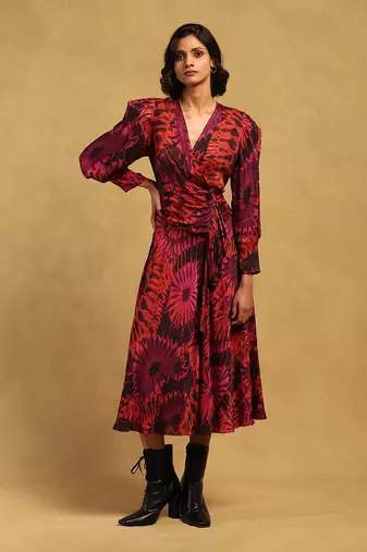Ritu kumar red hriday dress