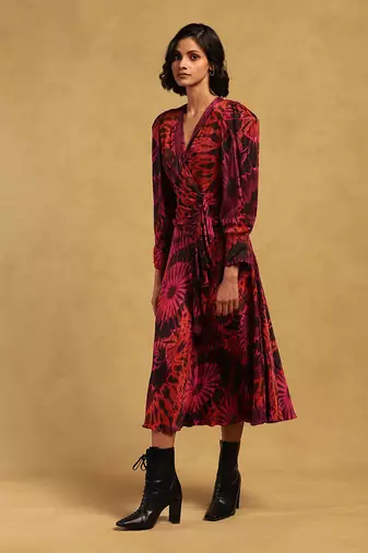 Ritu kumar red hriday dress