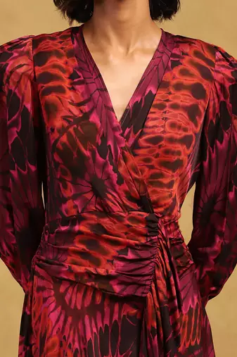 Ritu kumar red hriday dress