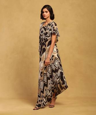 Ritu kumar black meraki long dress 2