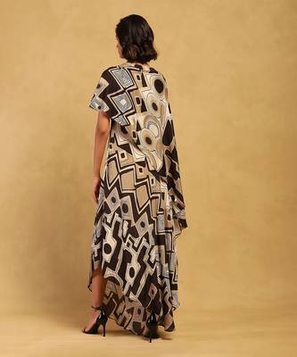 Ritu kumar black meraki long dress 4