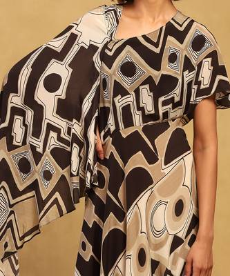 Ritu kumar black meraki long dress 5