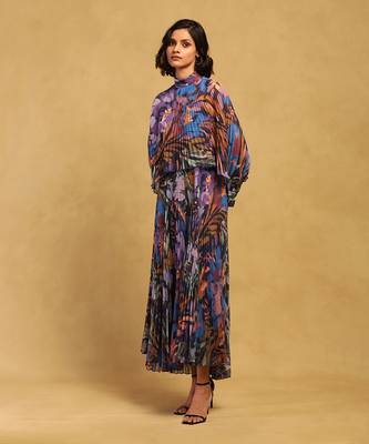 Ritu kumar multi color pheonix jumpsuit 1