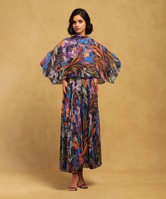 Ritu kumar multi color pheonix jumpsuit 2