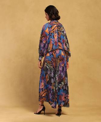 Ritu kumar multi color pheonix jumpsuit 4