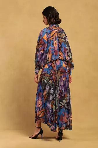 Ritu kumar multi color pheonix jumpsuit