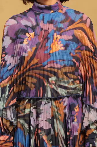 Ritu kumar multi color pheonix jumpsuit