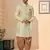Havy banarasi jackard with thread zari work indowestern sherwani set