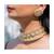 Elegant kundan pearl choker necklace set with stud earrings - designer indian wedding jewelry