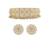 Elegant kundan pearl choker necklace set with stud earrings - designer indian wedding jewelry