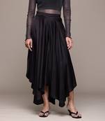 Ritu kumar black dhoti draped pant