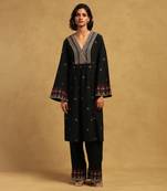 Ritu kumar black aurelia kurta with pant