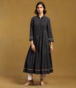 Ritu kumar blue nirvi kurta