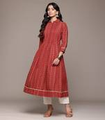 Ritu kumar orange nirvi kurta