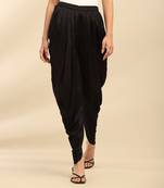 Aarke ritu kumar black draped dhoti pants