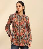 Aarke ritu kumar black nur shirt