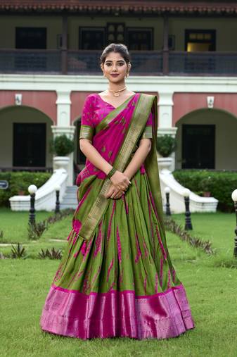 Women's Printed Lehenga Choli For Wedding 