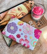 Multicolour clutch  bag