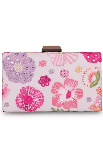 Multicolour clutch  bag