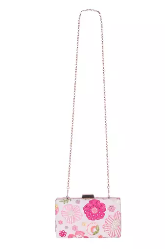 Multicolour clutch  bag
