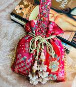 Pink potli bag