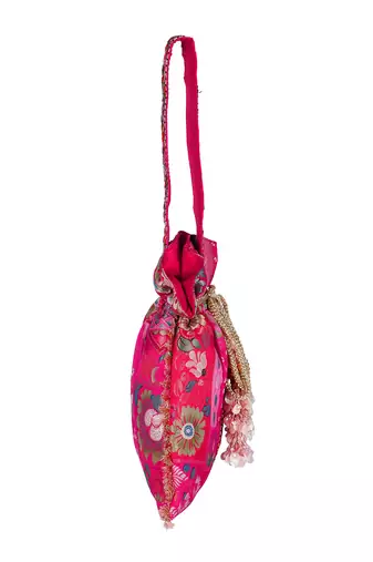 Pink potli bag