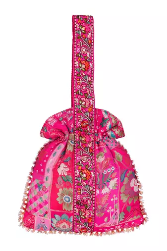 Pink potli bag