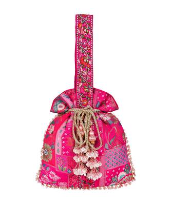Pink potli bag 5