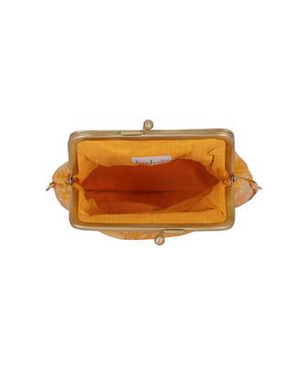 Yellow  potli  sling bag 3