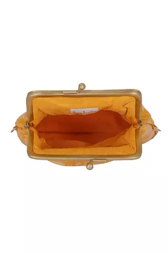 Yellow  potli  sling bag