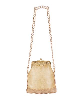 Gold  potli  sling bag 5
