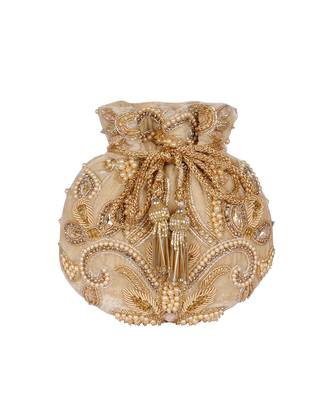 Gold  potli bag 2