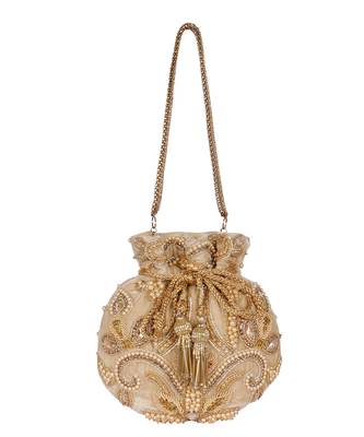 Gold  potli bag 5