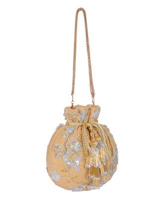 Gold potli bag 1