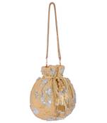 Gold potli bag