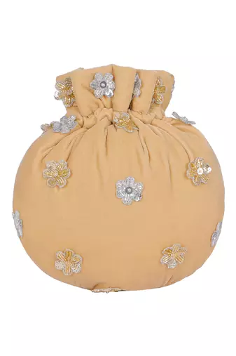 Gold potli bag