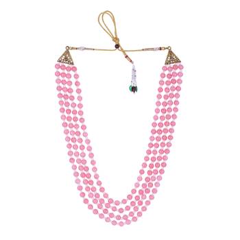   pearl beads dulha groom sherwani mala for   for wedding | layered mala | perfect for groom 2