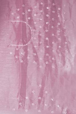 Lavender designer resham sequence embroidery work silk saree 3