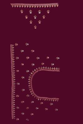 Designer wine heavy resham embroidery work saree 3