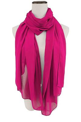 Magenta embroidered georgette islamic-kaftans With Sun-proof hijab 4