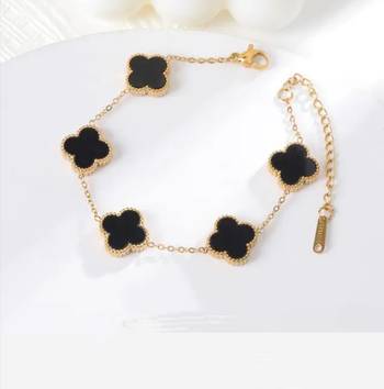 Stylish floral charm bracelet for women and girls 4
