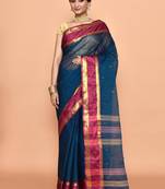 Pure cotton buti work tant tangail saree without blouse fabric