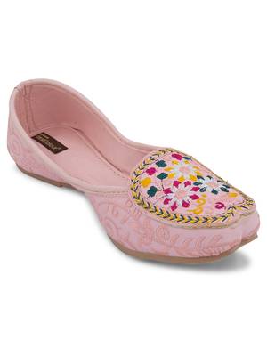 Peach emb loafer 1