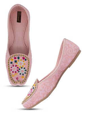Peach emb loafer 2