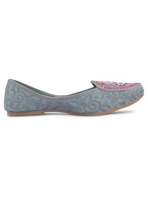 Grey emb loafer 4