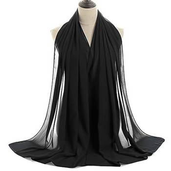 Black Moroccan Kaftan With Sun-proof hijab 5